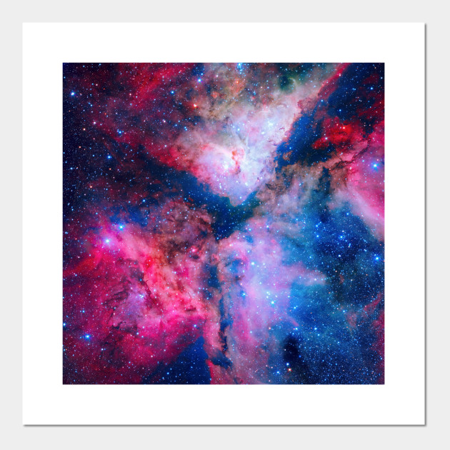 Pink Blue Space Galaxy